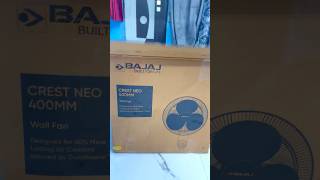 Buying bajaj crest neo wall fan||#ytshorts #trending #shorts #shortvideo #unboxing