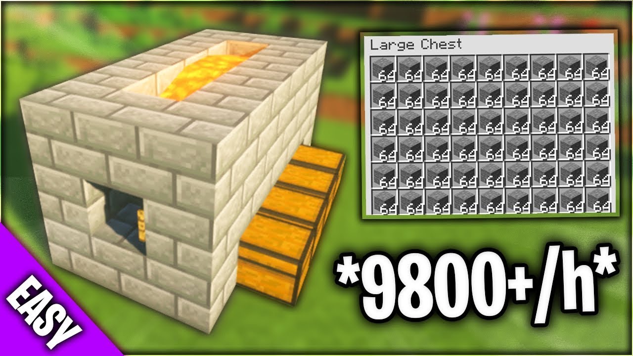 Minecraft: How to build a stone generator in Minecraft 1.19.2 - YouTube