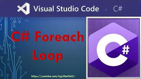How to Use Foreach Loop in c#.Net || Visual Studio 2013