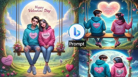 Happy Valentine’s Day ai images prompt 2024 . Happy Valentine’s Day ai 3d photo editing 2024 .