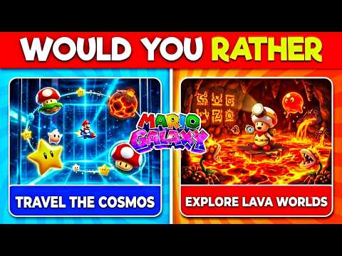 Super Mario Galaxy Would You Rather? 🚀 35 Crazy Mario Choices You Must Pick One!