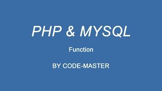 Function in PHP Hindi/Urdu