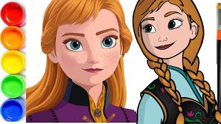 How To Draw Anna Frozen Easy