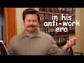 ron swanson doing literally anything but his job | Parks and Recreation | Comedy Bites