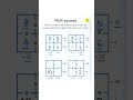 Multi Squares Multiplication Practice | 2nd Grade Math ✅💯 #maths #education #mathematics #math