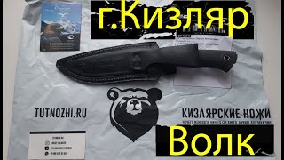 Распаковка ножа г.Кизляр, Волк (ООО Беркут)
