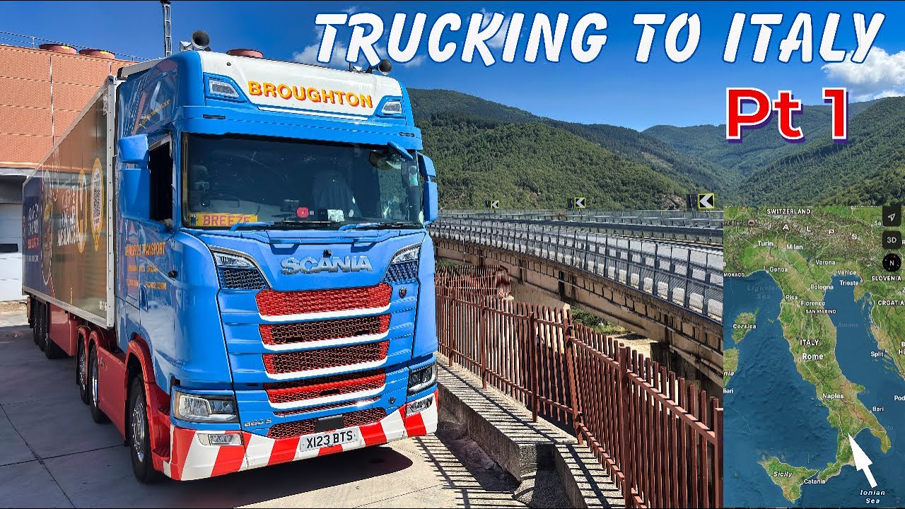 UK to Italy - #europeantrucking