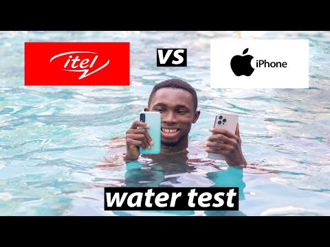 iPhone vs Itel || Water test