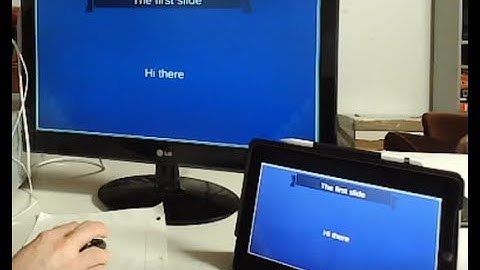 Dual monitor for presentations with Zoom