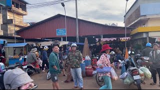 Ethic Minority Tribe Market At Banloung In Ratanakiri Province, Cambodia