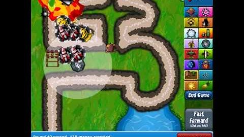 Bloons Tower Defense 4 - Track 2- Hard - No Banana.avi