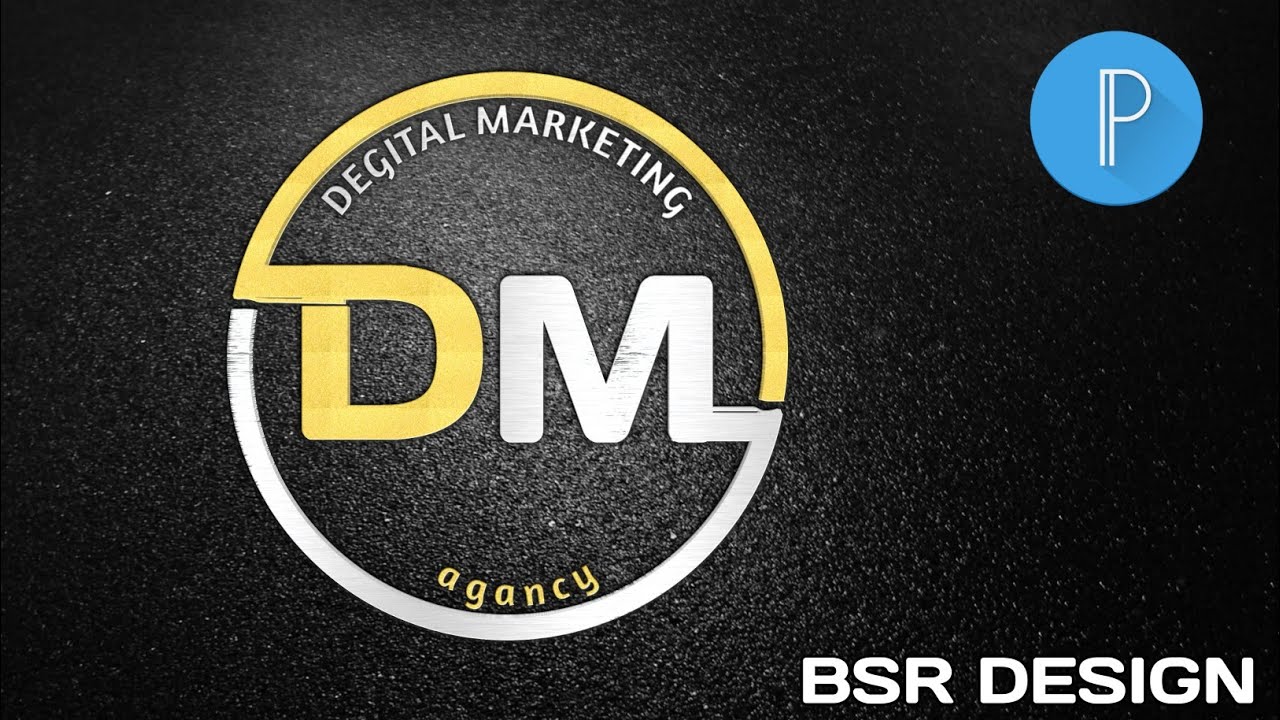 3D Logo Design Pixellab। pixellab editing//[BSR BROS