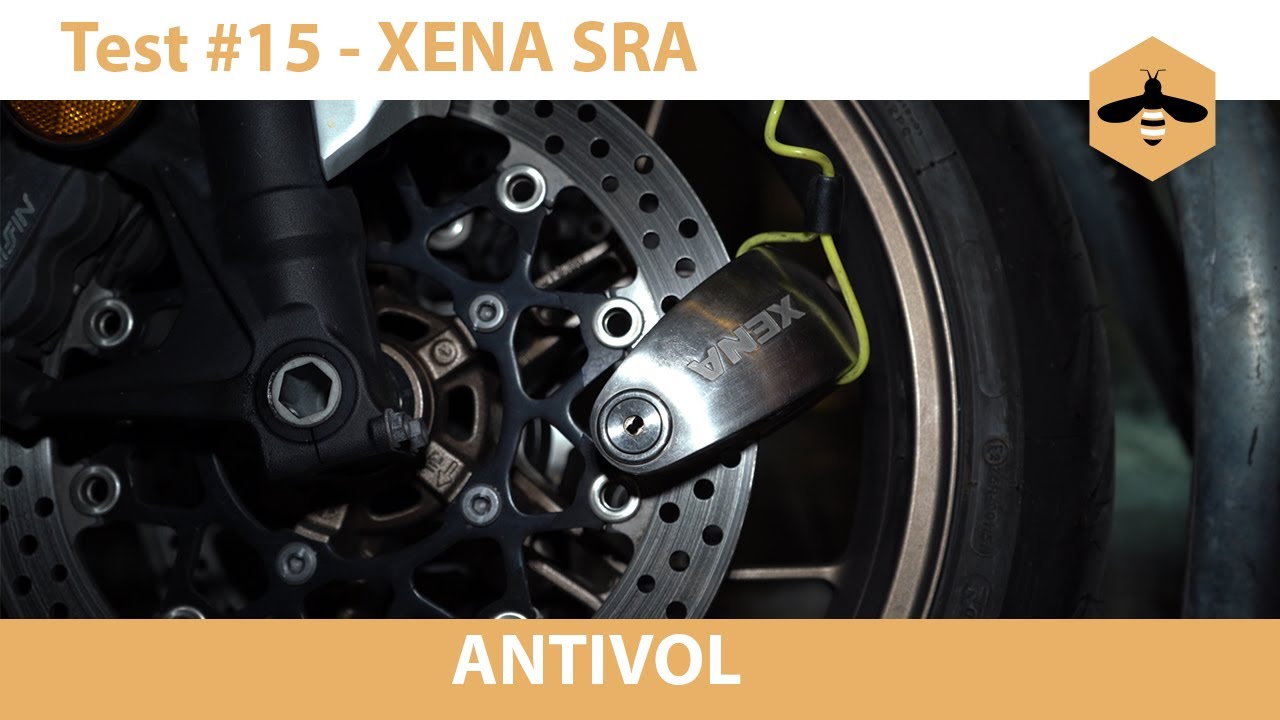 Antivol bloque disque Xena avec alarme SRA XX15 