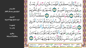 3#. الصفحة 334 - وكذلك أنزلناه آيات بينات وأن الله يهدي من يريد- مكررة 10 مرات