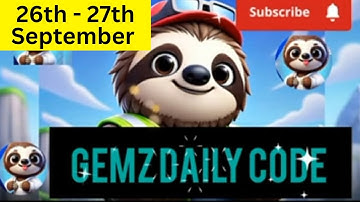 Gemz Daily Code | 26-27 Sept. Gemz Daily Code | Gemz Daily Combo | Today