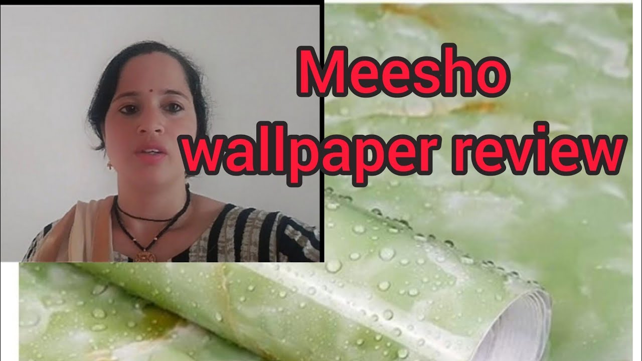 Meesho wallpaper review Kitchen wall makeover Oil and waterproof