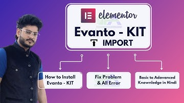 elementor kit tutorial | Install & Import Elementor Template Kits in WordPress | Tutorial Hindi