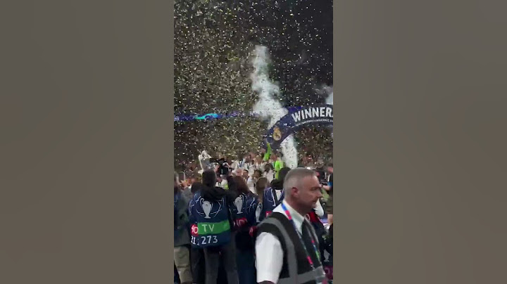POV: You’re watching Real Madrid lift their 15th UCL trophy 🏆🤩