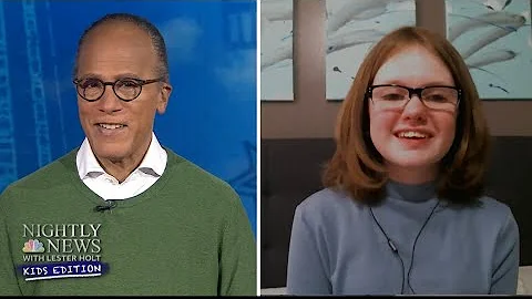 Sammie and Lester Holt on Nightly News: Kids Edition