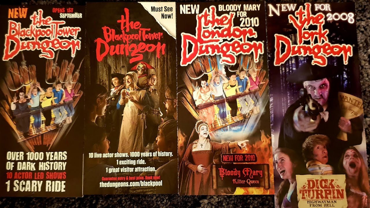 The London Dungeon Map Alton Towers Dungeon opening update Spring 2019 Theme Park Map 