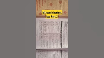 MS word shortcut key become a genius in Computer 💥 #cccexam  #computer  @knowledge knocking b