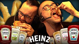 ¡PROBANDO TODAS LAS SALSAS HEINZ! 🌶️ XOKAS EATS #AD 🍟