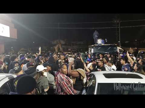 Nipsey Hussle Vigil In Crenshaw VIDEO