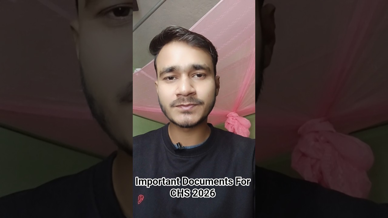 CHS Entrance Exam 2026 Important Documents 🔥 | Form Apply Checklist