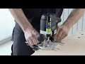 Festool quick guide  of 1010 r  rglage de la profondeur de fraisage  bute latrale saof 1000