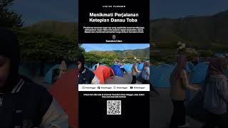Motovlog naik kuda imut dari Honda Supra 125 / Wave i 125 menelusuri Ujung Silalahi tepian Danautoba