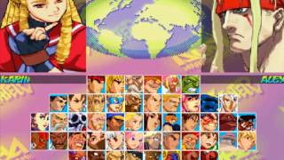 M.U.G.E.N - Street Fighter Alpha Tag (Karin vs Alex)