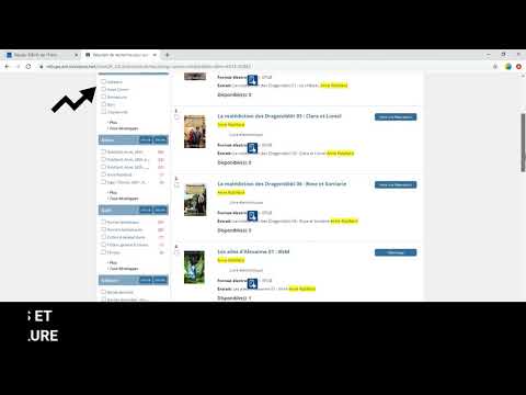 Comment réserver vos livres en ligne à la bibliothèque