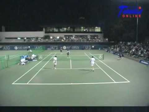 AIG OPEN 2008 １回戦 Ｌドロウィー・Ｌパエス VS Ｇガルシアロペス・Ｉナバロ