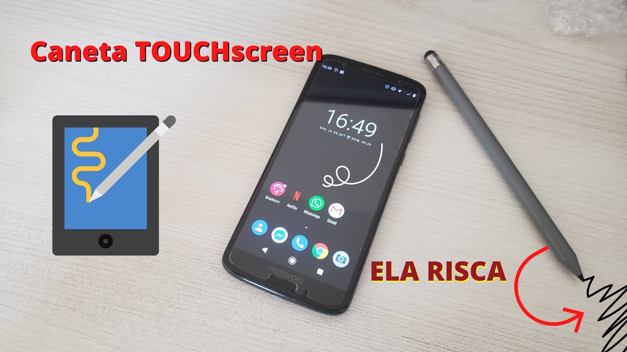 CanetaTouch Screen para IPad Pro Air Mini Caneta Stylus para Tablet Samsung  Celular Canetas para tela sensível ao toque IOS Android com ponta fina de  alta precisão para desenho escrita