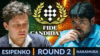 Andrey Esipenko vs Hikaru Nakamura | Candidates 2026 Round 2