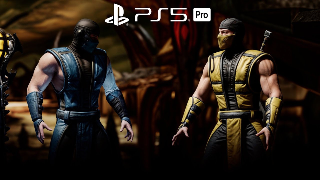Mortal Kombat X Sub Zero vs Scorpion [1995 skins] in '2024 Gameplay ...