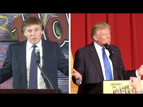 A Look at Donald Trump, Then and Now