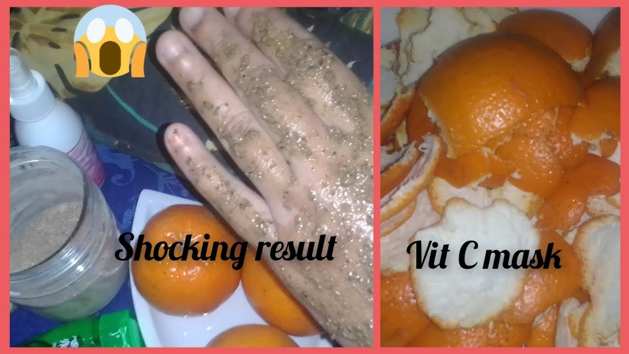 EXFOLIATING MASK Orange peel mask