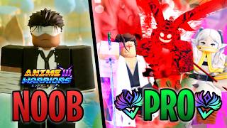 I Spent 300  HOURS Going NOOB to PRO in Anime Warriors 3