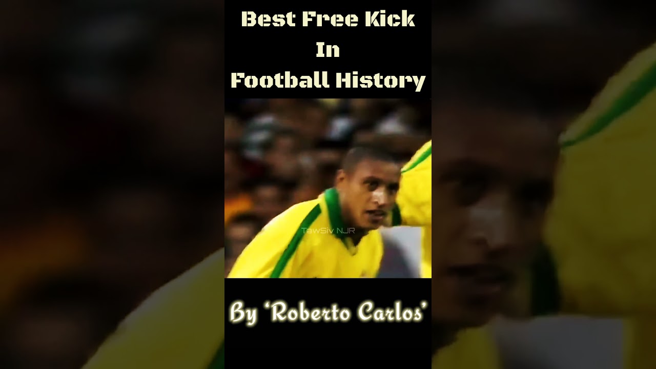 Roberto Carlos Historical Free Kick Goal 🚀🌪️💥 Best Free Kick Goal Ever