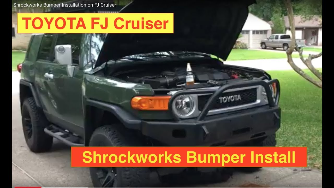 Shrockworks Bumper Installation On Fj Cruiser Youtube