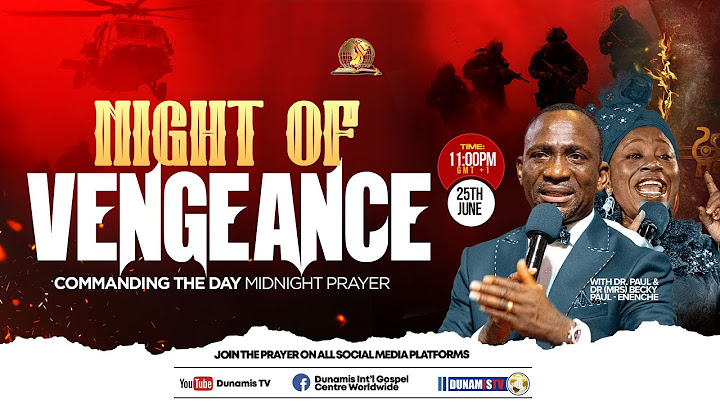 COMMANDING THE DAY MIDNIGHT PRAYER || NIGHT OF VENGEANCE || 25-06-2025