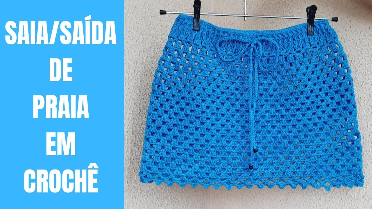SAIA/SAÍDA DE PRAIA EM CROCHÊ MUITO FÁCIL