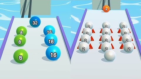 Ball Run 2048 🎱😷 - All Levels Gameplays  Android, iOS part 74