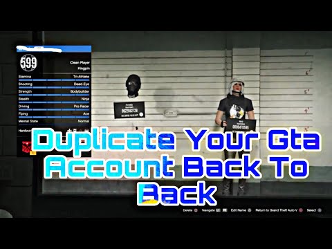 *NEW* GTA ONLINE: DUPLICATE YOUR MODDED ACCOUNTS GTA ACCOUNT DUPLICATION GLITCH!(READ DESC.)