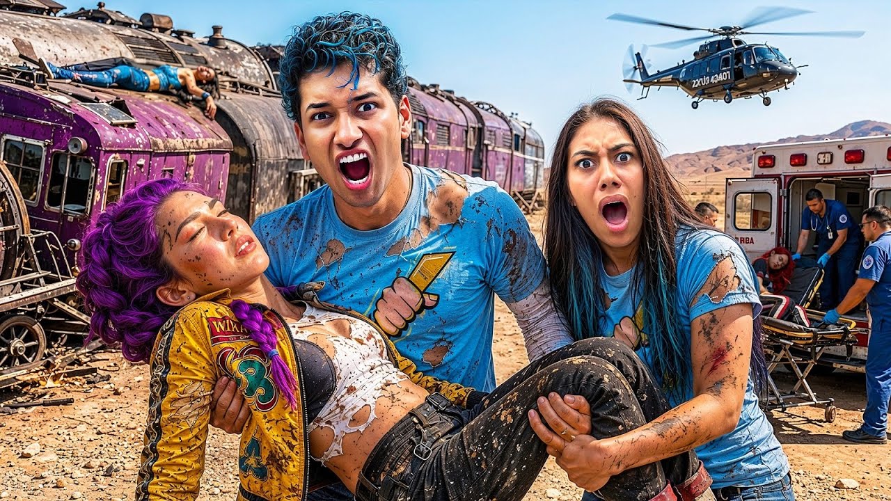 AS GUERREIRAS DO K-POP SOFRERAM UM GRAVE ACIDENTE DE TREM! *salvamos elas
