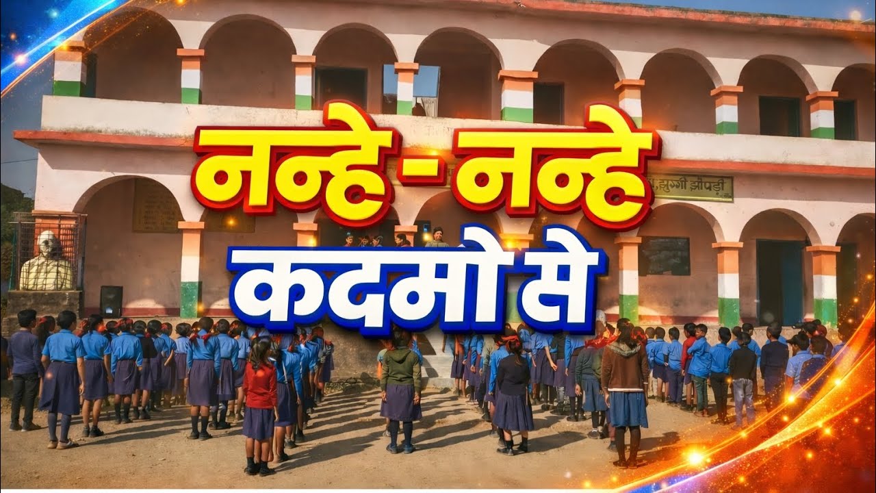 Nanhe nanhe KADMO se | नन्हें नन्हें कदमो से | नन्हें नन्हें कदमो सेपढ़ने आना | nanhe nanhe KADMO SE