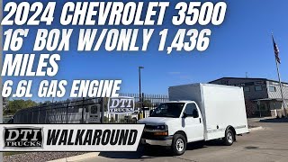 2024 Chevrolet 3500 12' Box Truck 6.6L V8
