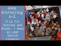 Ways to use Beads and Buttons + Easy Button Closure: Junk Journaling A-Z