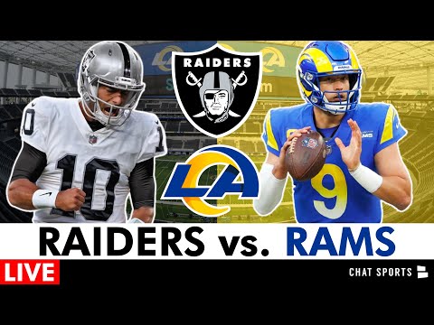 Raiders vs. Rams Live Streaming Scoreboard, Free Play-By-Play